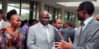 Wafula Chebukati Ezra Chiloba Roselyn Akombe