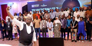 Dann Mwangi selfie Nation Digital Summit