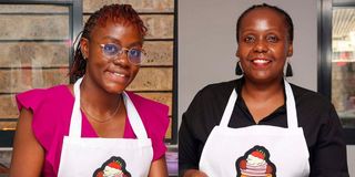 Maureen Magomere and Jacqueline Njogu