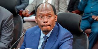 Kabogo and Principal Secretary Edward Kisiang'ani