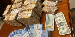 money recovered from governor wamatangi's home