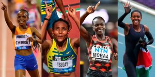 Kenyan athletes