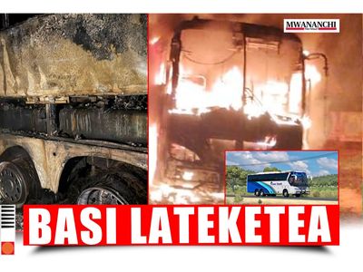 Watu kadhaa wanusurika kifo, basi la B One Coach l